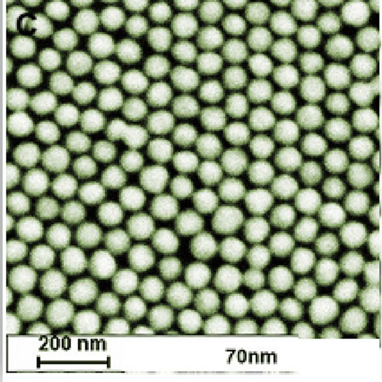 高单分散水溶性银纳米颗粒